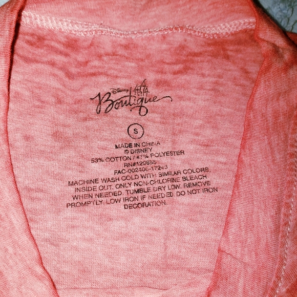 Disney Parks My Happy Place castle burnout tshirt size small NWOT - Picture 2 of 3